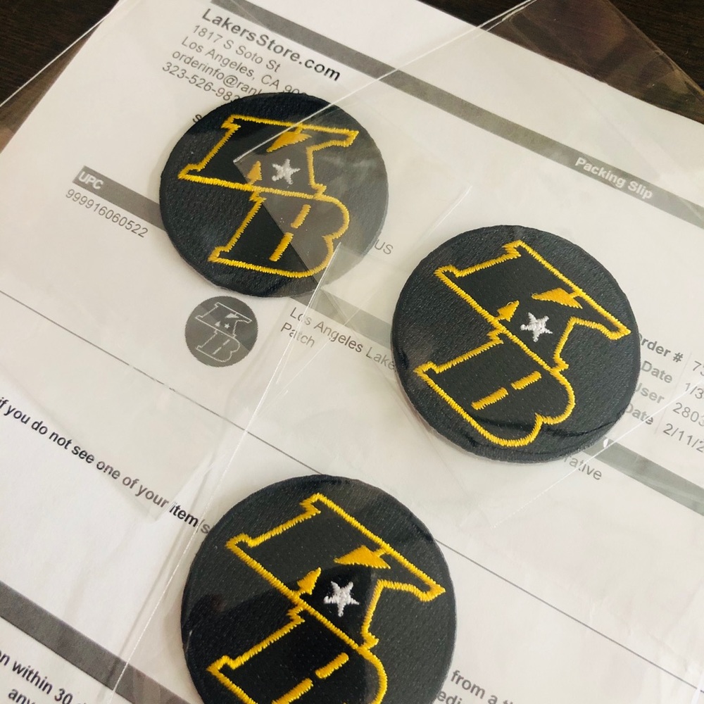 Kobe Bryant Commemorative Patch